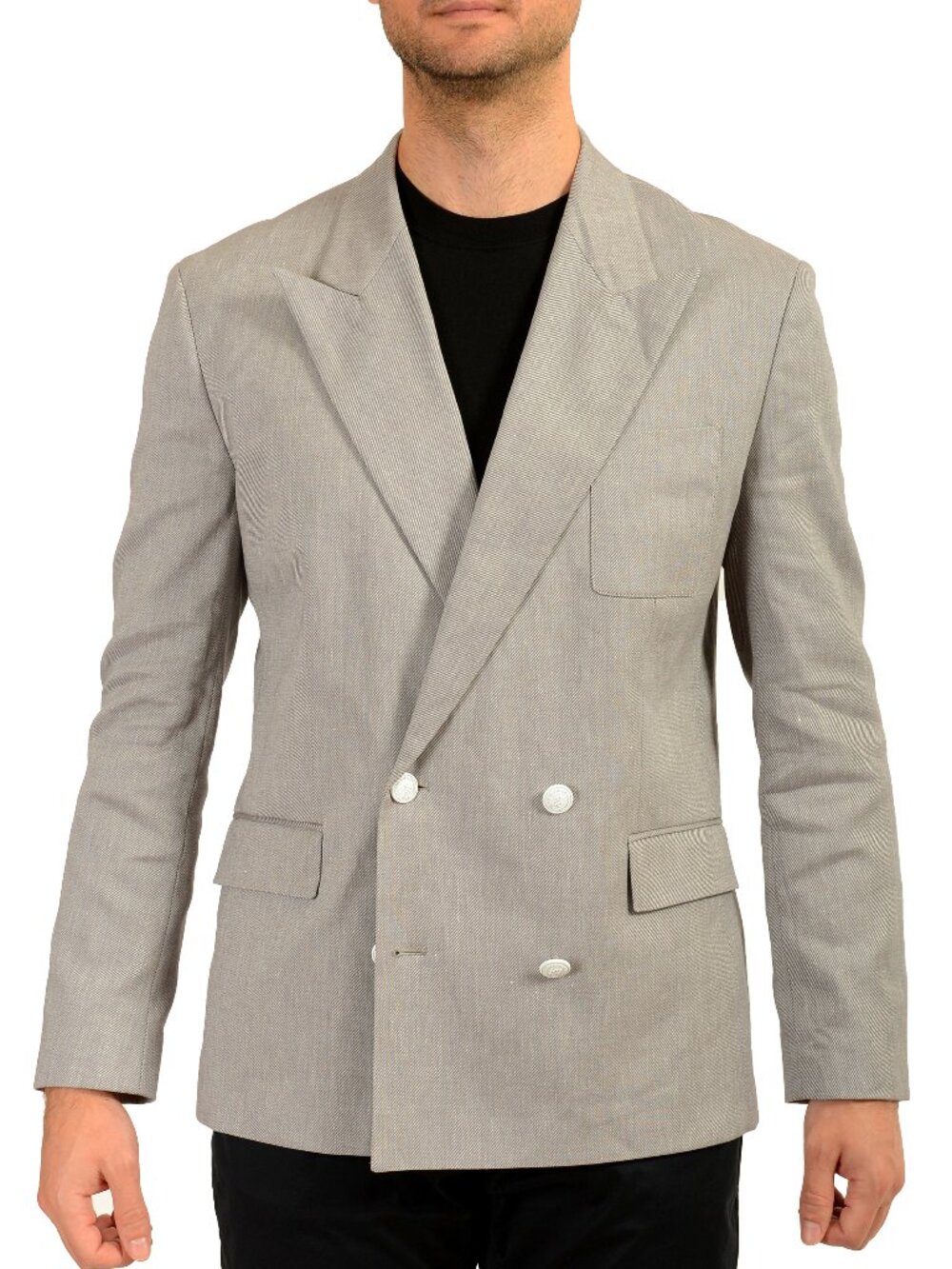 Hugo Boss Men's "Kris252F1" Modern Fit Double Breasted Blazer US 38R IT 48R